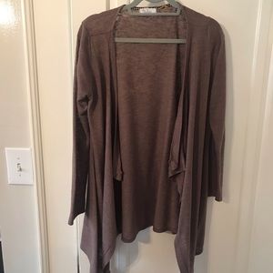 Brown cardigan